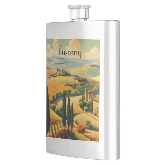 Vintage Reizen Poster Toscane platteland Flacon (Links)