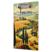 Vintage Reizen Poster Toscane platteland Klembord (Links)