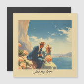 Vintage Reizen Poster, Valentijn aanpasbaar (Voorkant / Achterkant)