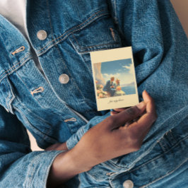 Vintage Reizen Poster, Valentijn aanpasbaar Briefkaart