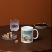 Vintage Reizen Poster, Valentijn aanpasbaar Koffiemok