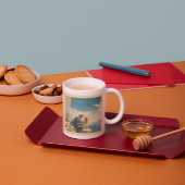 Vintage Reizen Poster, Valentijn aanpasbaar Koffiemok