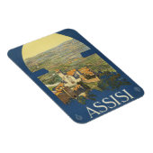 Vintage Reizen Poster van Assisi, Italië Magneet (Rechterzijde)