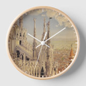 Vintage Reizen Poster van de kathedraal in Milaan, (Voorkant)