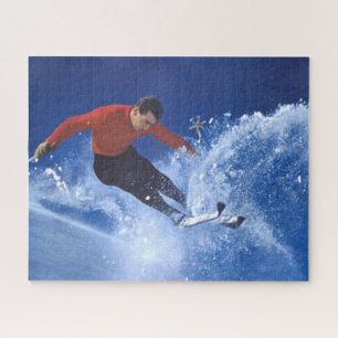 Vintage Reizen Poster voor Aspen, Colorado Legpuzzel