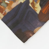 Vintage Reizen Poster voor Guatemala Fleece Deken (Hoek)