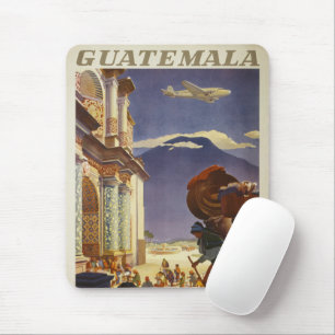 Vintage Reizen Poster voor Guatemala Muismat