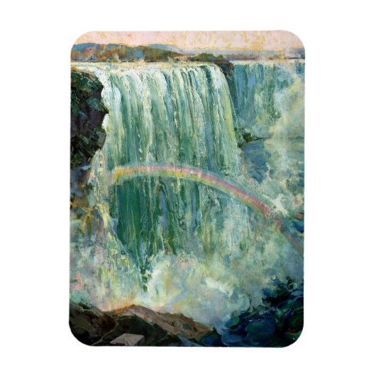 Vintage Reizen Poster voor Niagara Herfsten Magneet (Verticaal)