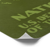 Vintage Reizen Poster voor Zion National Park (Hoek)