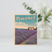 Vintage reizen Provence Frankrijk Retro Schilderac Briefkaart (Staand voorkant)
