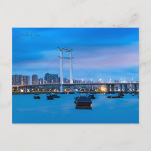 Vintage reizen Quanzhou china Chinese retro Briefkaart