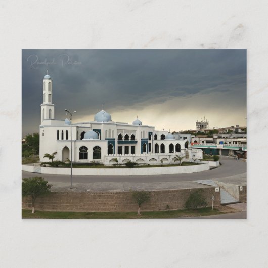 Vintage reizen Rawalpindi Pakistan Vakantie retro Briefkaart (Voorkant)