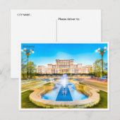 vintage reizen retro boekarest roemenië romanie briefkaart (Voorkant / Achterkant)