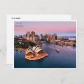 vintage reizen retro Sydney Australië australie Briefkaart (Voorkant / Achterkant)