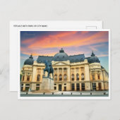 Vintage reizen Roemenië constanta boekarest Briefkaart (Voorkant / Achterkant)