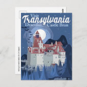 Vintage Reizen Roemenië constanta Transylavania Briefkaart (Voorkant / Achterkant)