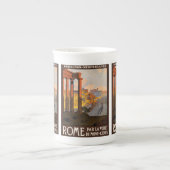 Vintage Reizen Rome Italië mokken (Voorkant)