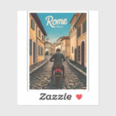 Vintage Reizen Rome Italië Retro Graphic Sticker (Vel)