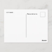 Vintage reizen Rovosibirsk Rusland Siberië Sovjet Briefkaart (Achterkant)