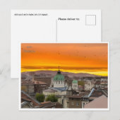 vintage reizen sofia bulgarije STAD bulgarije Retr Briefkaart (Voorkant / Achterkant)