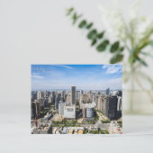 Vintage reizen Taichung Taïwan azië stad retro Briefkaart (Staand voorkant)