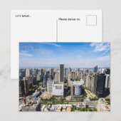 Vintage reizen Taichung Taïwan azië stad retro Briefkaart (Voorkant / Achterkant)