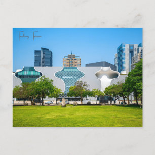 Vintage reizen Taichung Taïwan azië stad retro Briefkaart