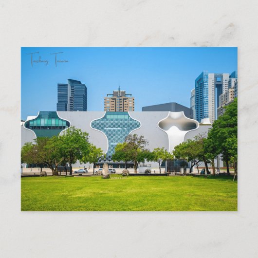 Vintage reizen Taichung Taïwan azië stad retro Briefkaart (Voorkant)