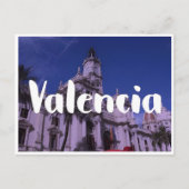 Vintage Reizen Valencia Spanje Retro Briefkaart (Voorkant)