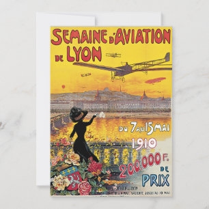 Vintage Reizen, Vliegtuigen, Lyon, Frankrijk