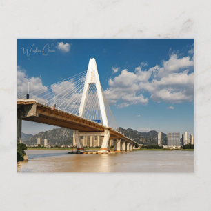 Vintage reizen Wenzhou China Chinese retro Briefkaart