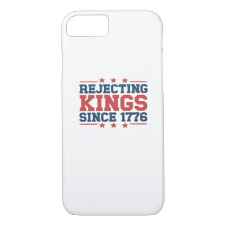 Vintage Rejecting Kings Since 1776 Classic Style iPhone 8/7 Hoesje