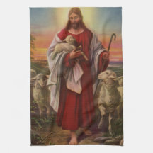 Vintage Religie, Christus de Goede Herder Kudde