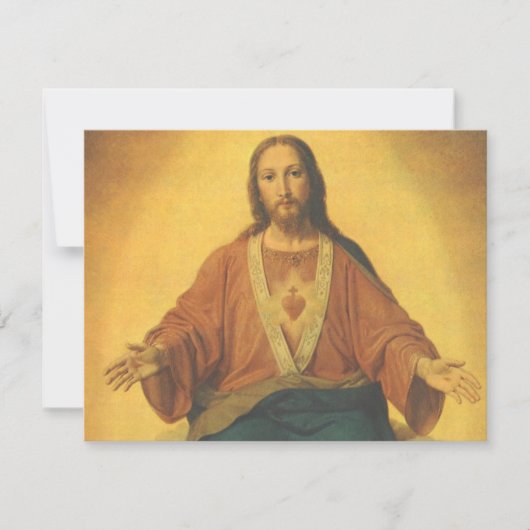 Vintage Religie, Heilig Hart van Jezus Christus (Voorkant)