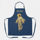 Vintage Religion, Jezus Christus loopt op water Schort (Voorkant)