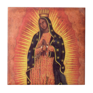 Vintage Religion Maagd Maria Onze-Lieve-Vrouw van Tegeltje