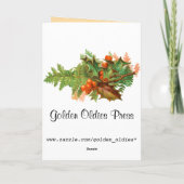 Vintage Religious Christmas Cards Feestdagen Kaart (Achterkant)