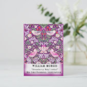 Vintage Remix William Morris Strawberry Thief Briefkaart (Staand voorkant)
