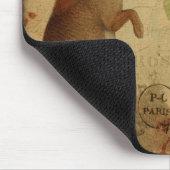 Vintage Reproduction Rabbit Briefkaart Muismat (Hoek)