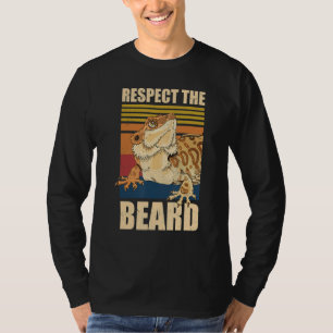 Vintage Respecteer De Drakenbaard Draak Grappige L T-shirt