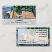 Vintage restaurantdeskundigen busi visitekaartje (Voorkant / Achterkant)