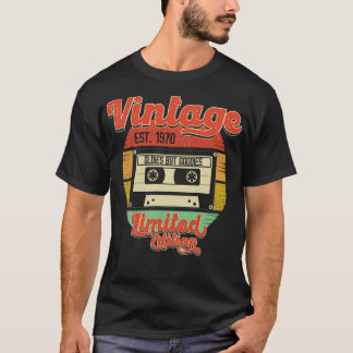 Vintage Retro 1970 Cassettebandje Oldies but Goodi T-shirt