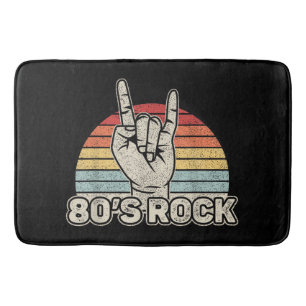 Vintage Retro 80's Rockband Badmat