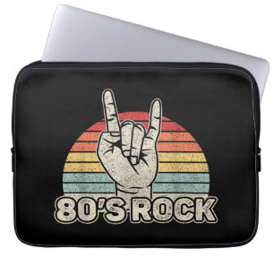 Vintage Retro 80's Rockband Laptop Sleeve
