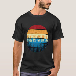 Vintage Retro Alaska alaska day T-shirt