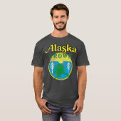 Vintage Retro Alaska Grown T-shirt (Voorkant volledig)