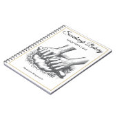 Vintage retro ambachtelijke Sourdough bakker voor Notitieboek (Linkerzijde)