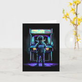 Vintage Retro Arcade Videogame 3  Kaart (Gele Bloem)