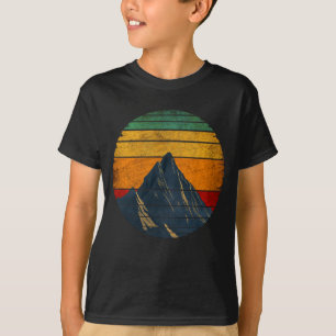 Vintage Retro Bergbeklimmen Wandelen Bergbeklimmer T-shirt