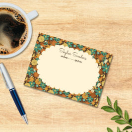 Vintage Retro Bloem Bloemenpower Post-it® Notes
